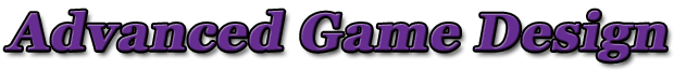 Advanced Game Design (Honors Level)